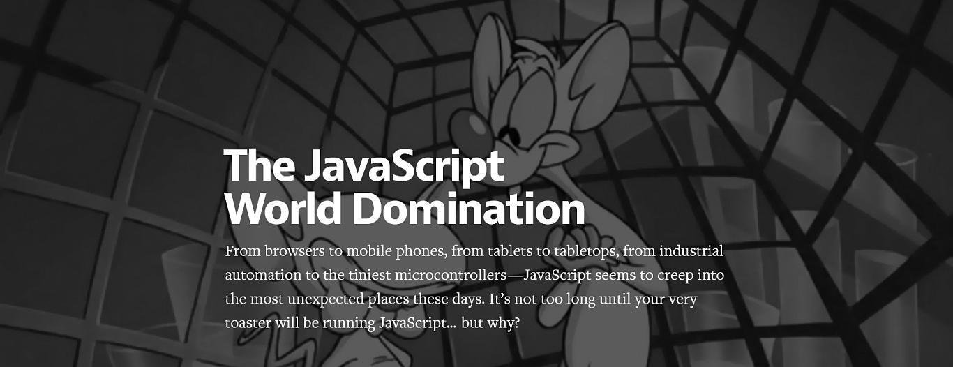 JavaScript world domination